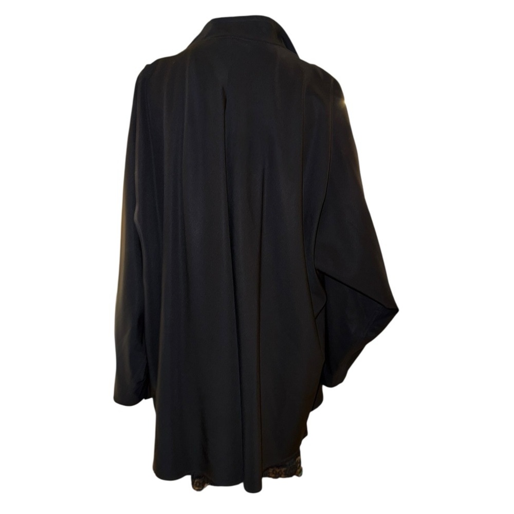 MaxMara Classic Black Bat Wing Style Coat - Beautiful Vintage